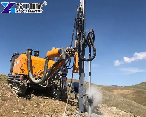 Borehole Crawler DTH Drilling Rig Machine For Mining Factory Price