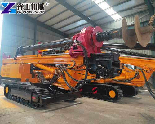 Crawler Mounted Rock Rotary Oil Mine Piling Rig Machine Price