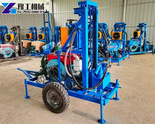 YG Trailer Mounted Water Well Drilling Rig Machine Export