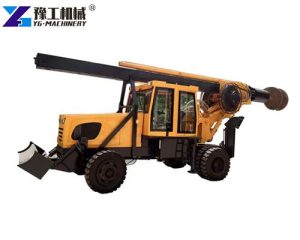 Wheeled Piling Hydraulic Rotary Drilling Rigs Price