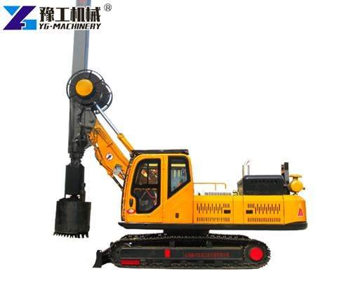 Feed Cylinder Crawler Rotary Drilling Machine For Sale