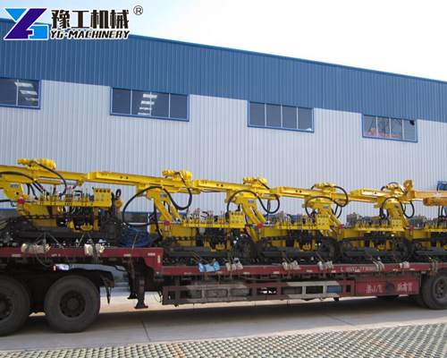 Feed Cylinder Crawler Rotary Piling Drilling Rig Machine For Sale