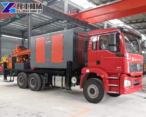 YG Deep Borehole Water Well Drilling Rig Truck Machine