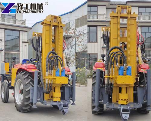 YG Four Wheel DeepTractor Mounted Water Well Drilling Rig Machine