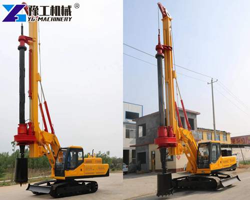 Lock Rod Rotary Drilling Rig Machine For Sale