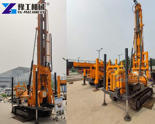 Mutifunctional Water Gas Water Well Drills Machine For Drilling Deep Hole