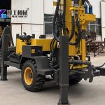 Wheeled Pneumatic Water Well Drilling Rig For Sale