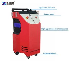 portable dry ice clearing machine structure