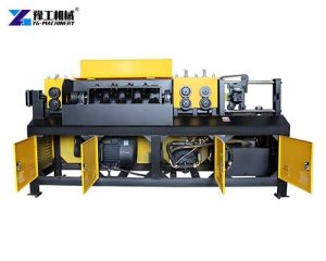 rebar straightening and cutting machine structure