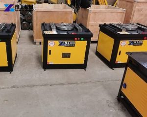 small rebar bending machine display