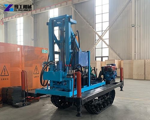 small crawler water well drilling machine