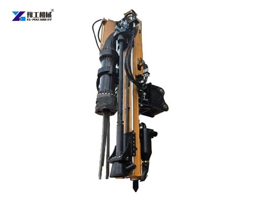 integrated rock drill and splitter